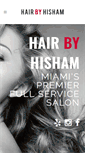 Mobile Screenshot of hairbyhisham.com