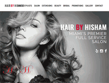 Tablet Screenshot of hairbyhisham.com